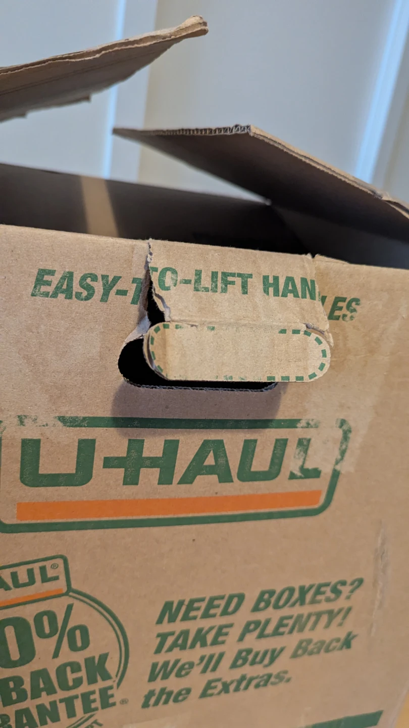 Two used moving boxes - photo 3