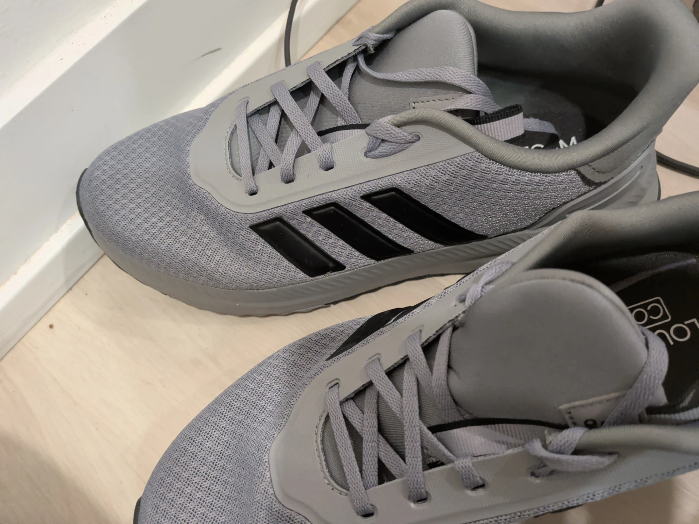 Adidas Running Shoes Grey Black