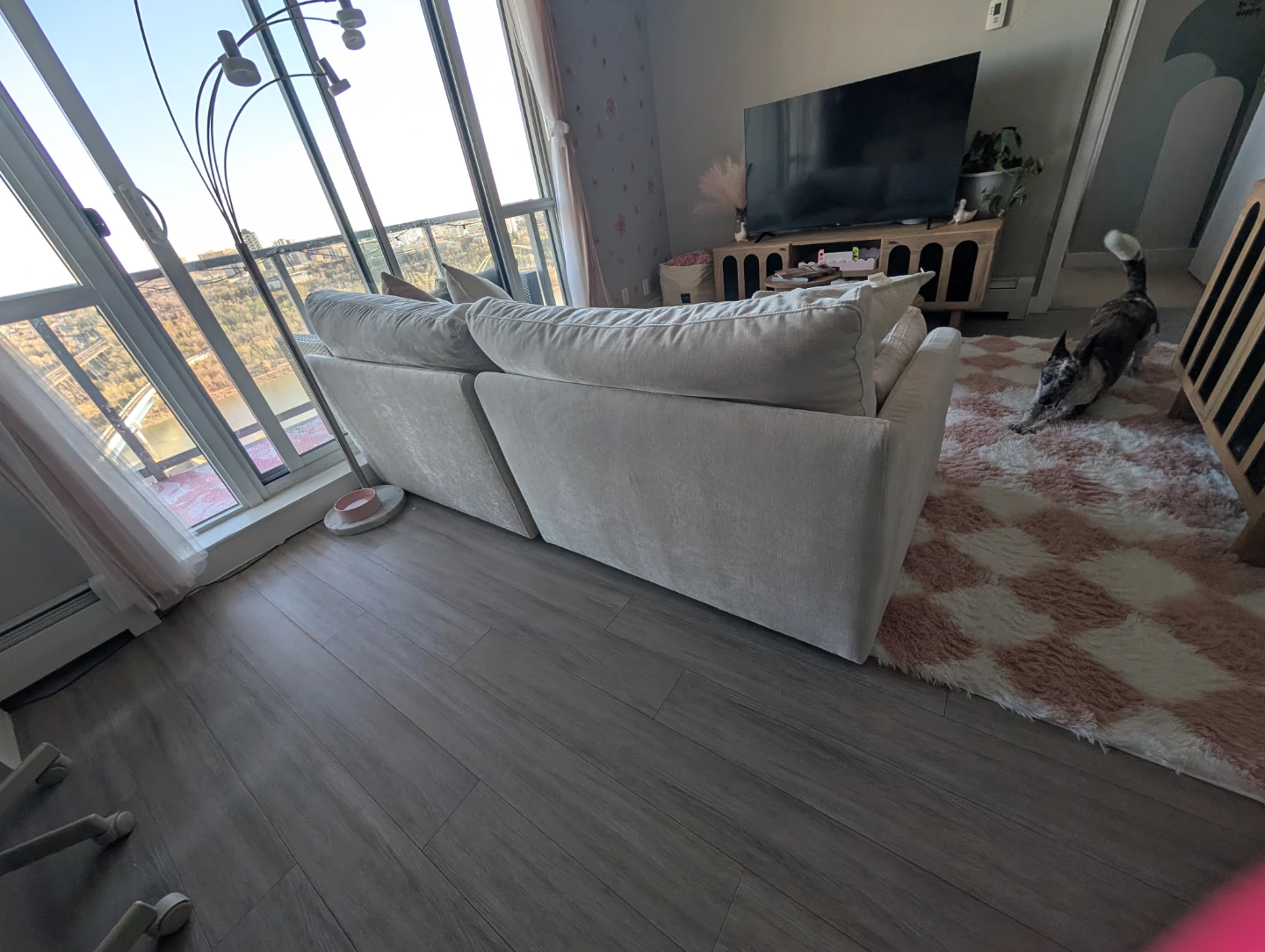 Cream modular sofa - photo 5