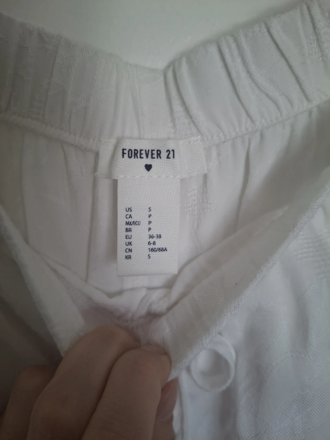 Forever 21 White Lounge Pants Size S - photo 2