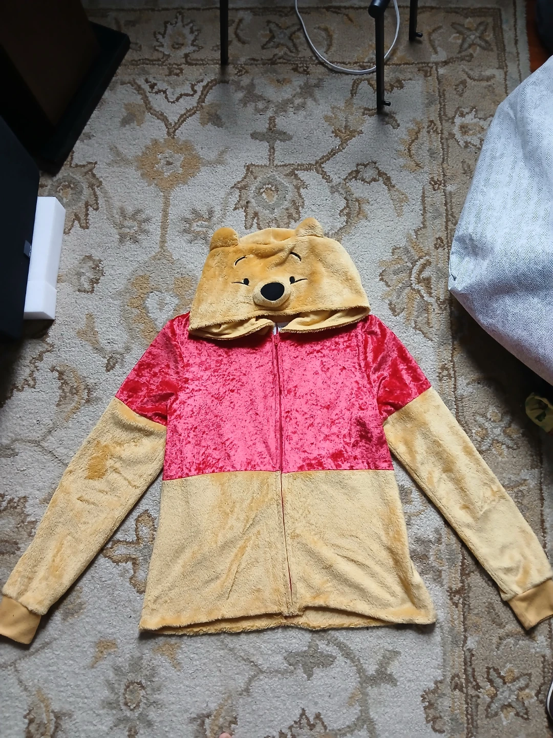 Disney Winnie the Pooh Fleece Hoodie Pajamas - Medium - photo 2