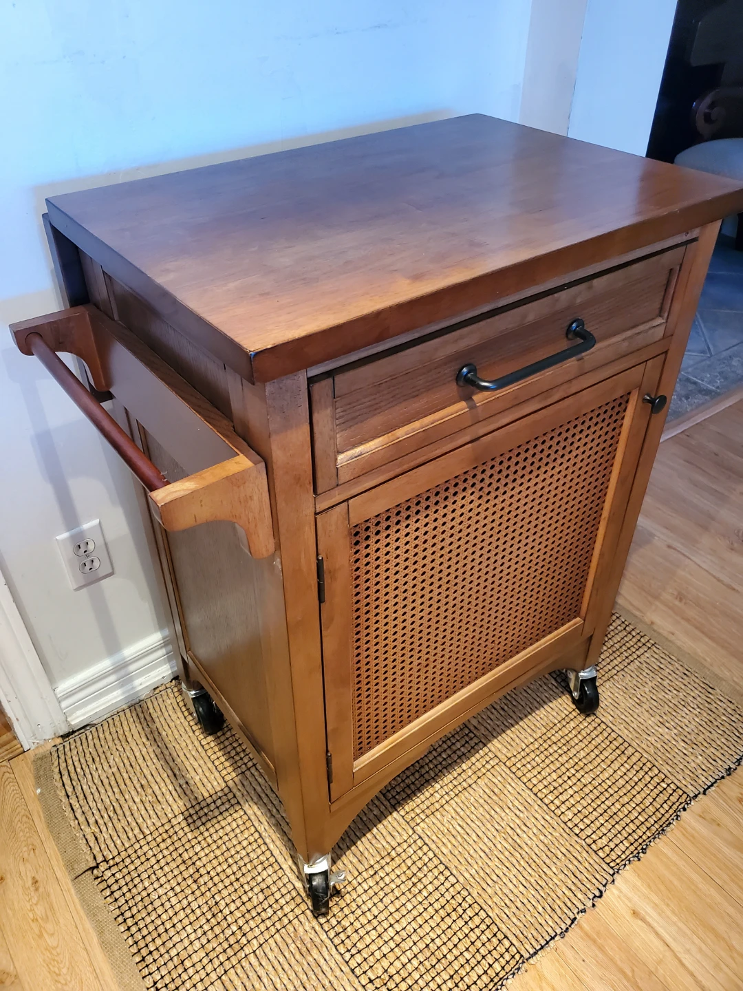 Bee & Willow Rolling Wooden Kitchen Cart - photo 2