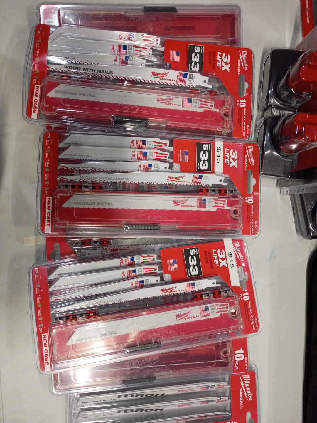 Milwaukee Sawzall Reciprocating Saw Blade Set - 10 Piece