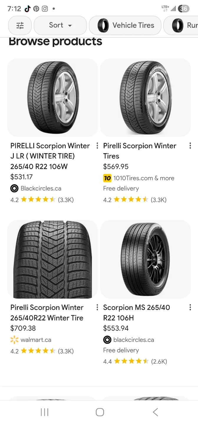 265/40R22 Winter Tire - photo 2