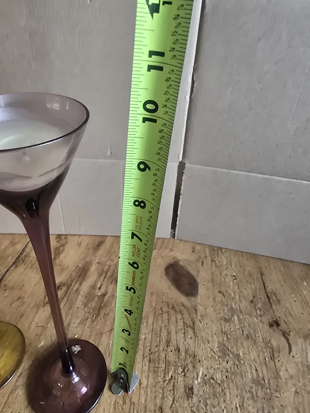 Set of 4 Coloured Glass Candle Holders - photo 3