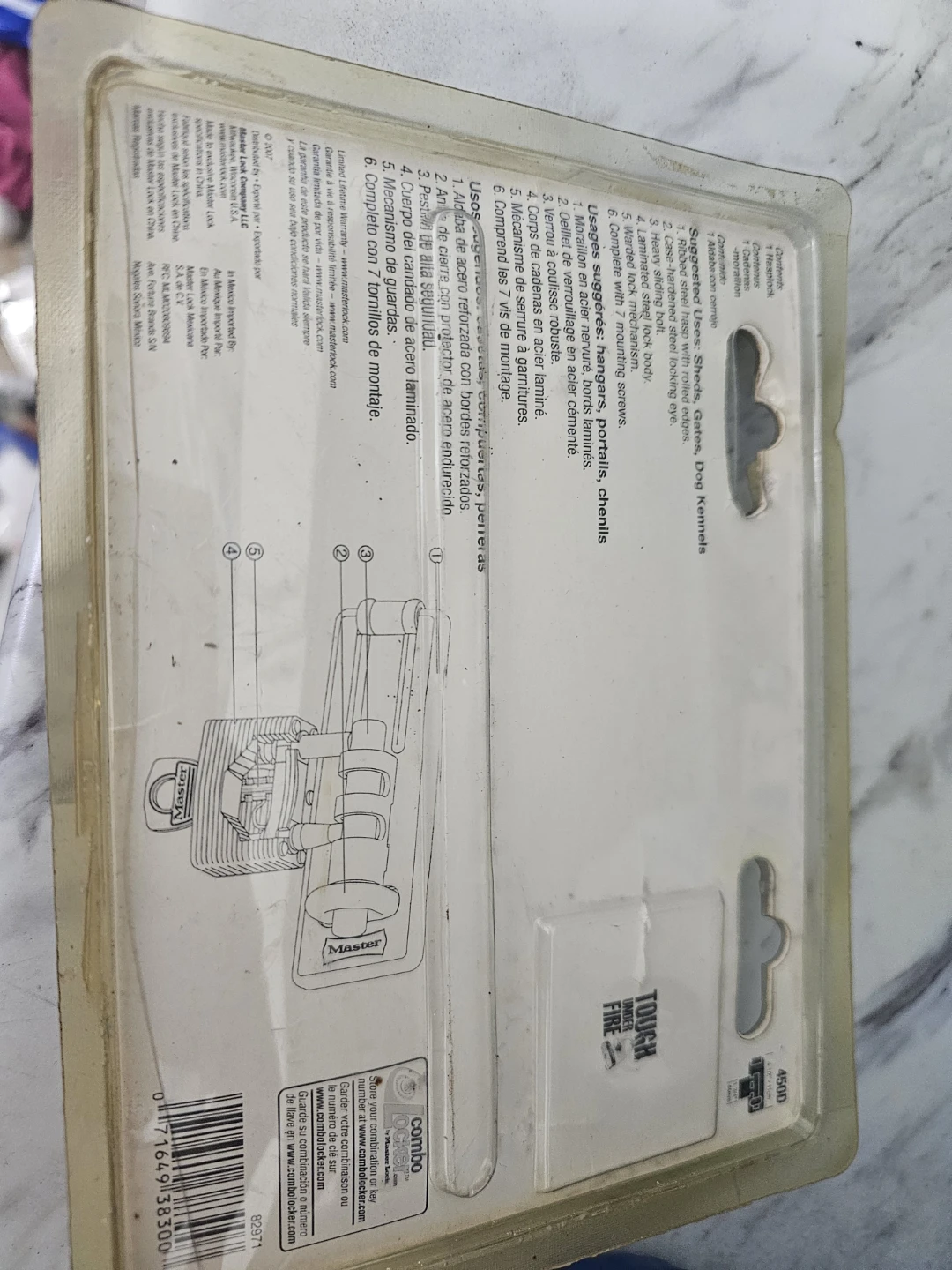 Master Lock Door Lock with 2 Keys - photo 2