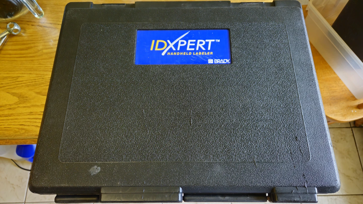 IDXPERT Handheld Labeler with Case and Tapes - photo 5