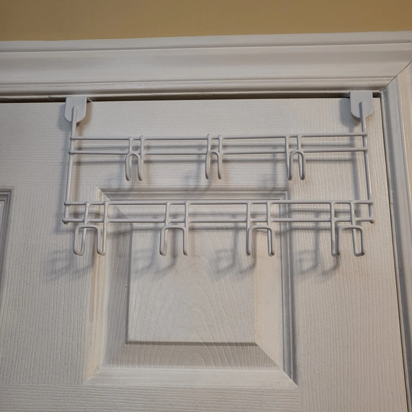 Over-the-Door 10-Hook Organizer Rack