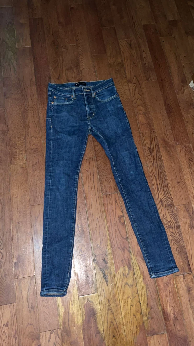 Nudie Jeans Thin Finn Blue Denim Jeans