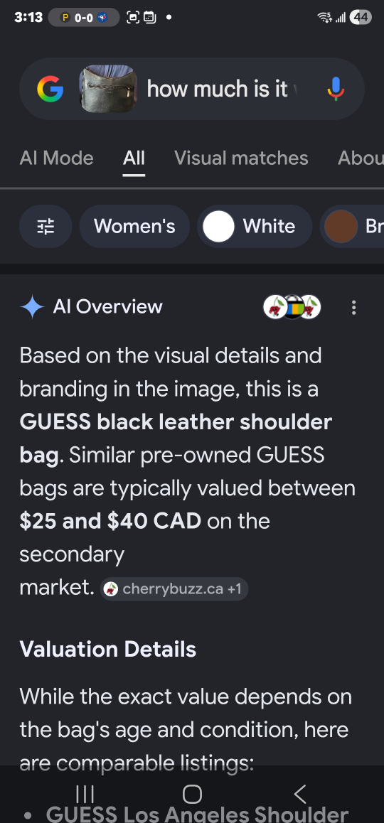 GUESS Black Leather Shoulder Bag - photo 2