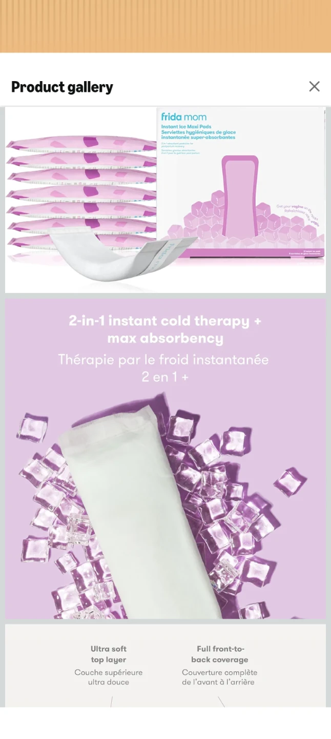 Frida Mom Instant Ice Maxi Pads