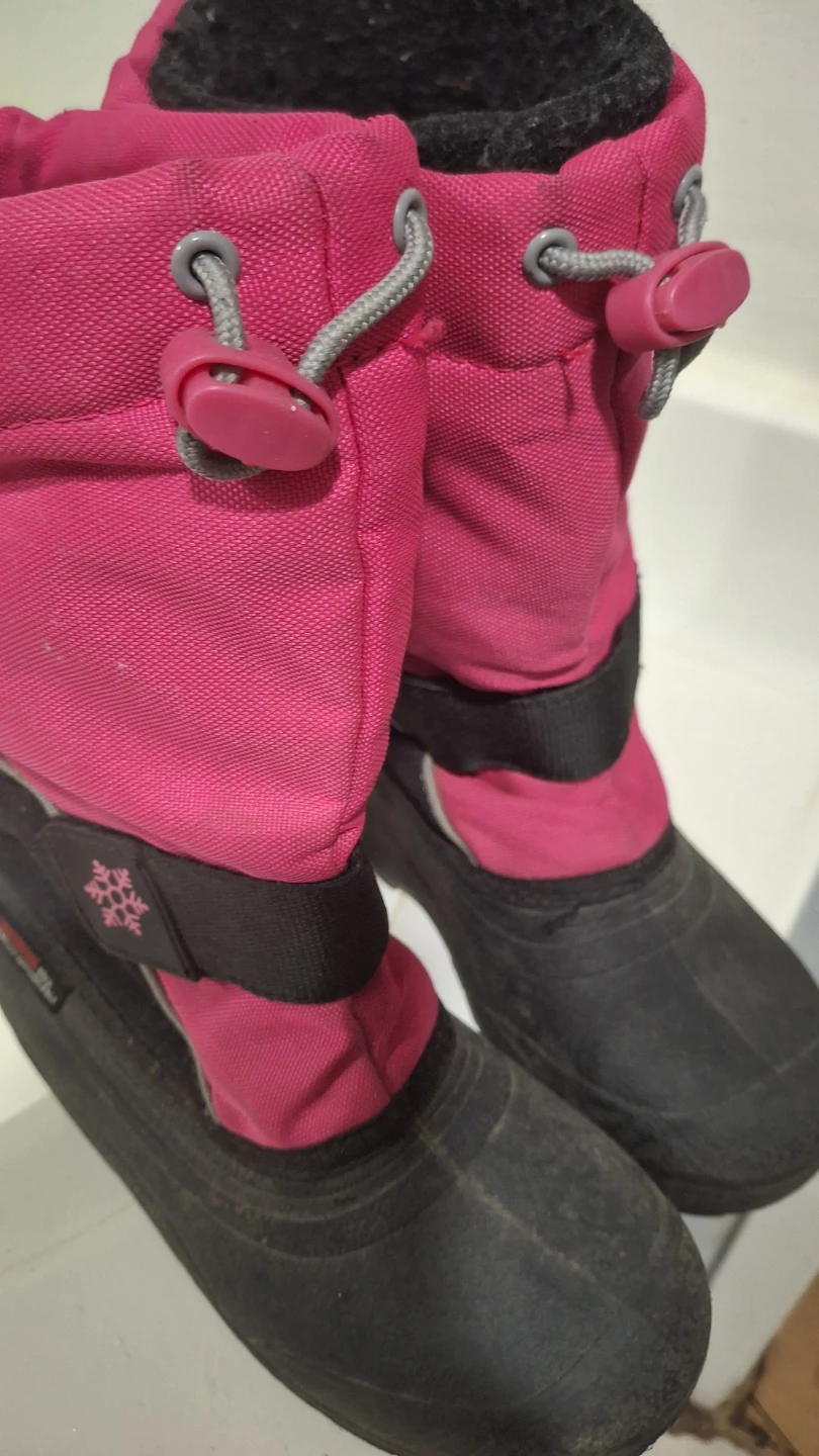 Pink Waterproof Winter Boots - Size 1 - photo 2