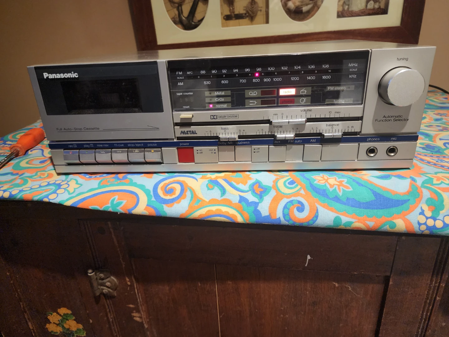 Panasonic SG-P200 Full Auto-Stop Cassette Receiver - photo 2