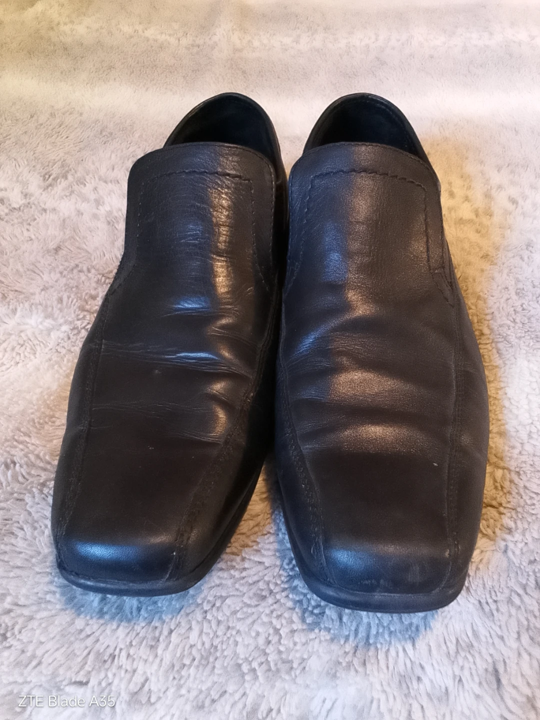 Black Leather Loafers Size 10 FIERI - photo 3