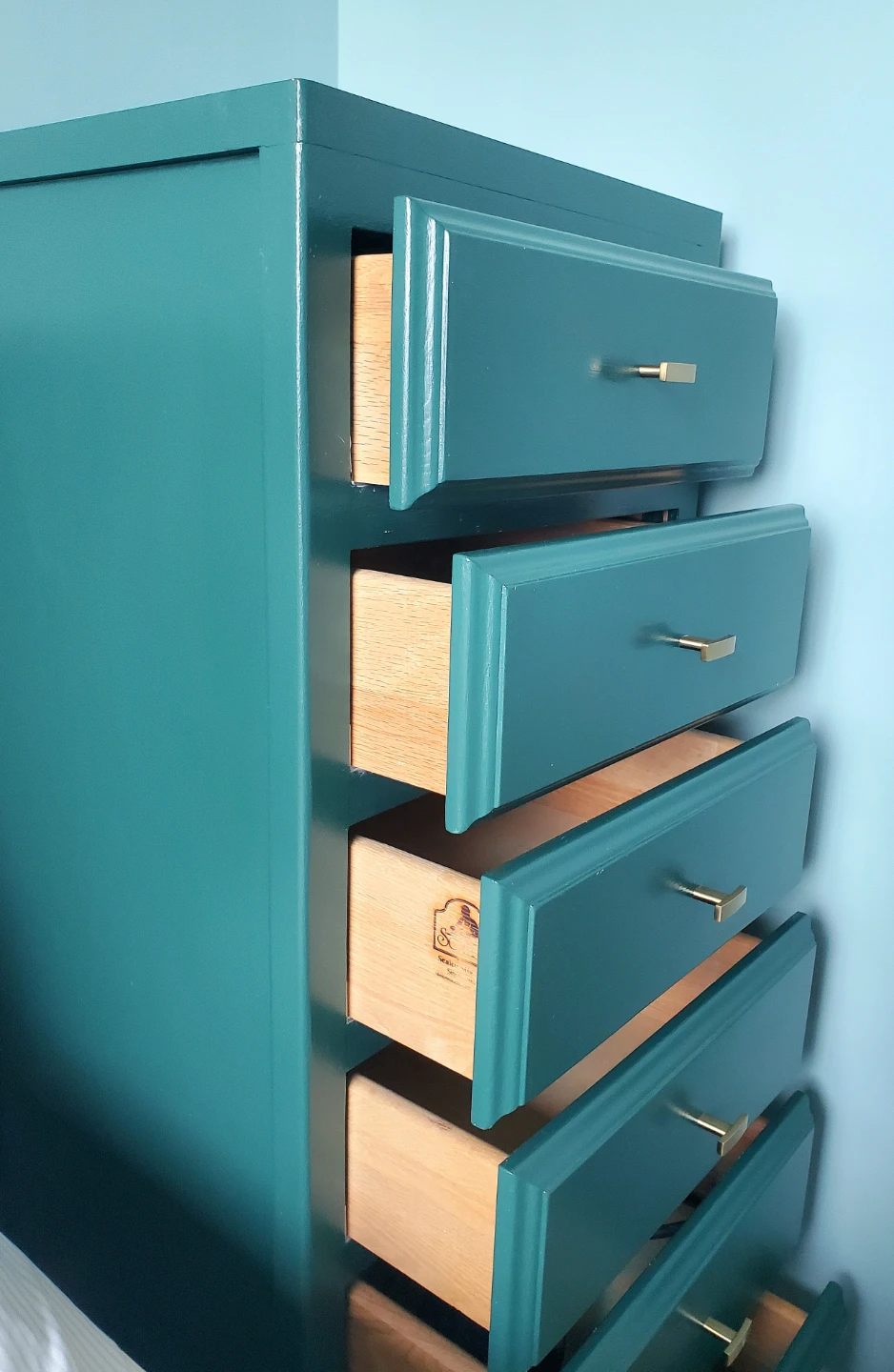 Sealcon Inc. Tall Dresser / Chest of Drawers - Teal - photo 3