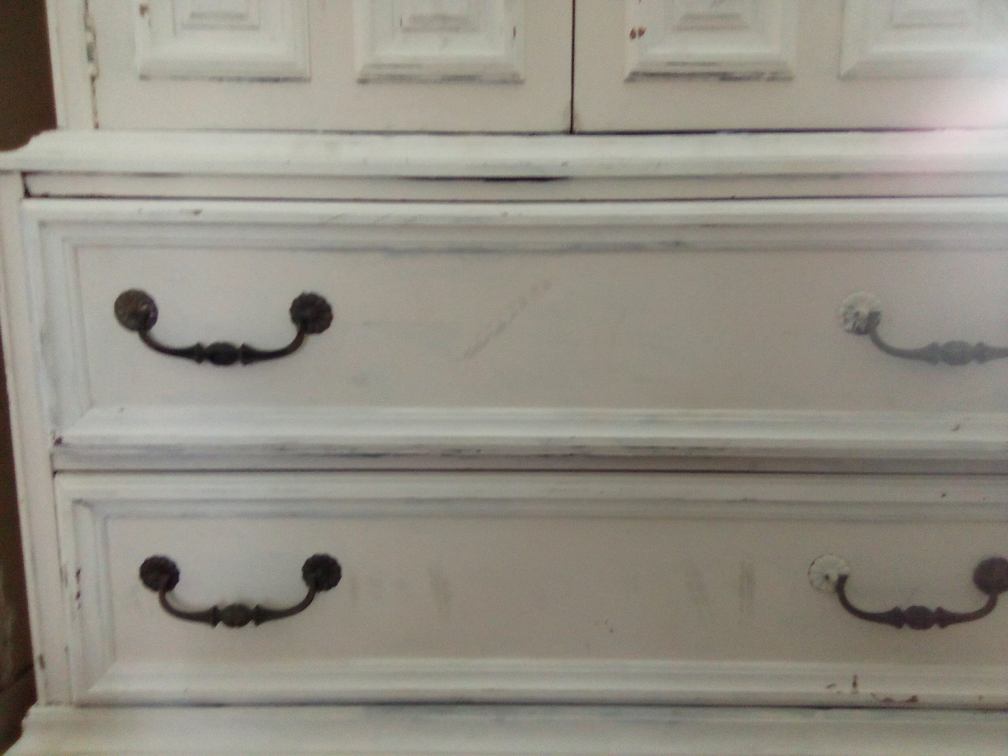 White Armoire with Drawers - photo 4
