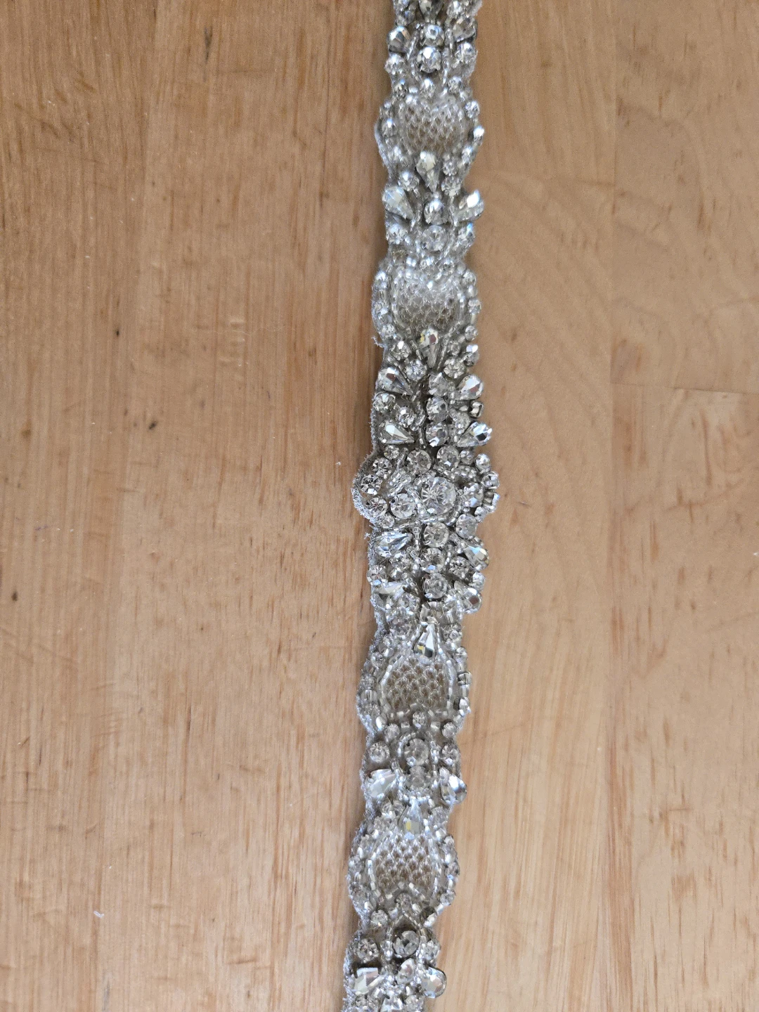 Bling Embellished Rhinestone Bridal Belt - photo 2