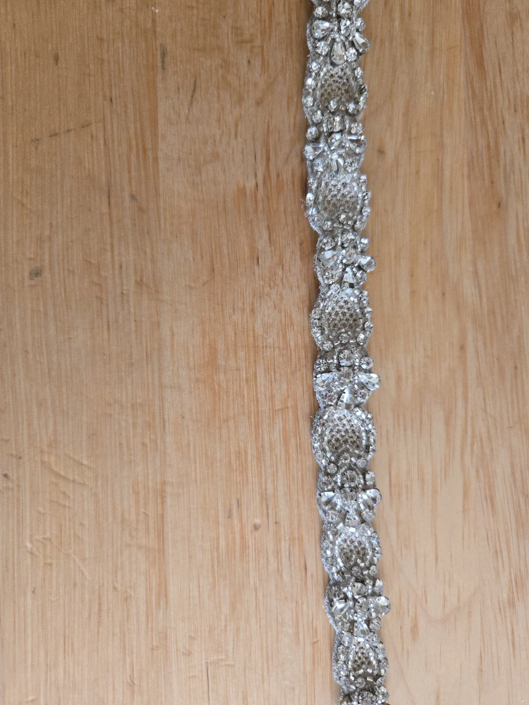 Bling Embellished Rhinestone Bridal Belt - photo 3