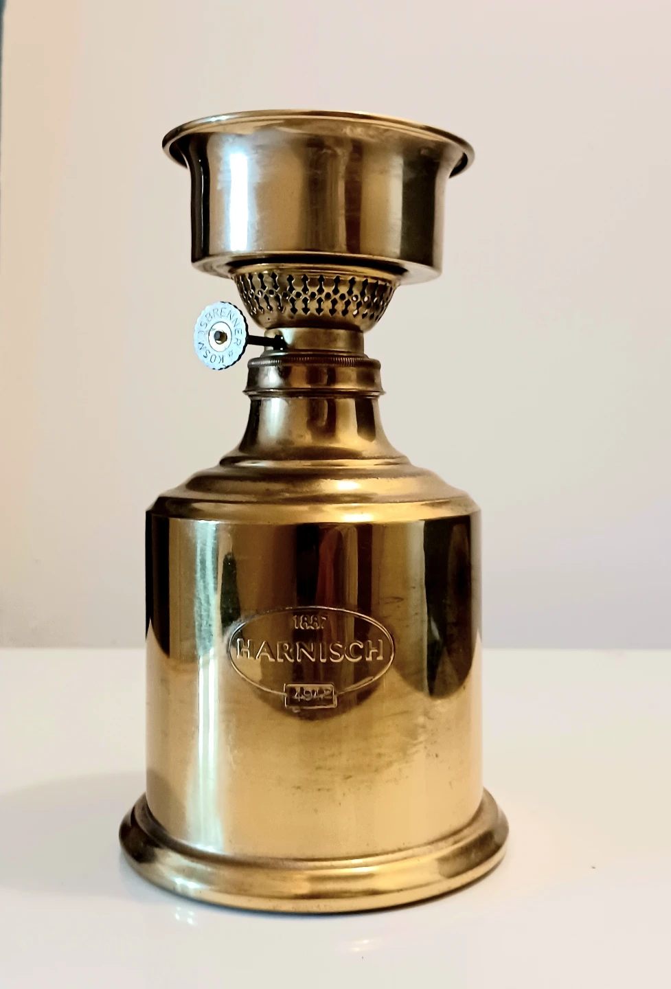 Vtg Harnisch Kosmos Burner Lamp - photo 2
