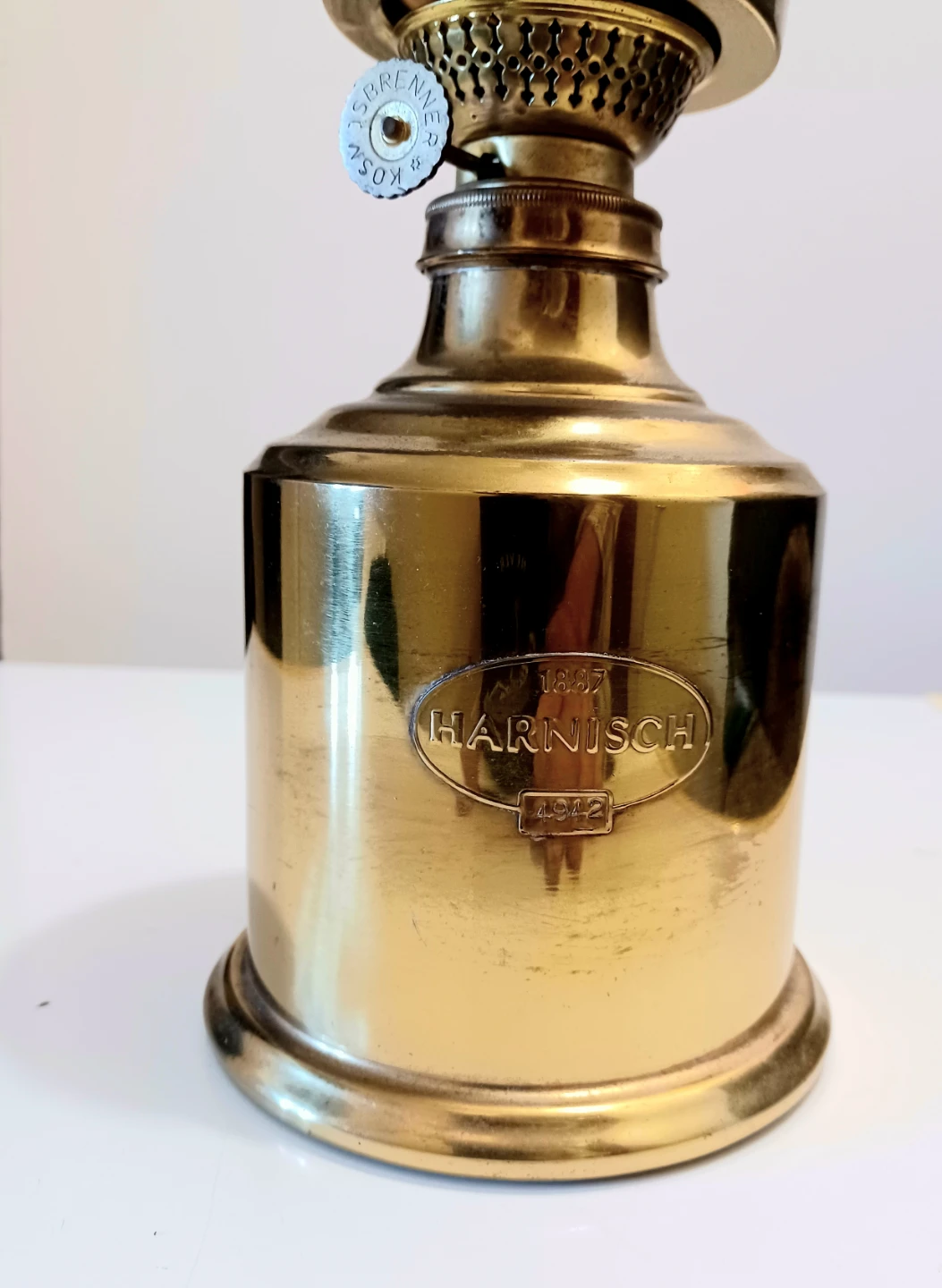 Vtg Harnisch Kosmos Burner Lamp - photo 4
