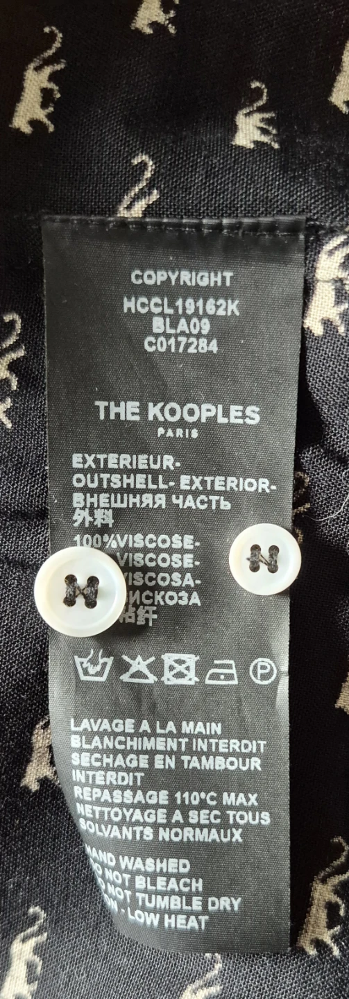 The Kooples Black Leopard Print - photo 3