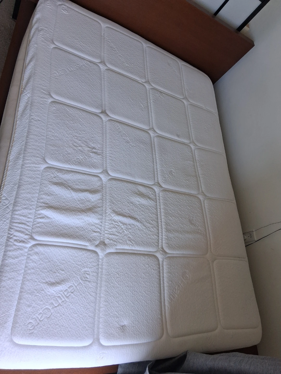 IKEA bed frame with Health Care Brand Mattress - photo 2