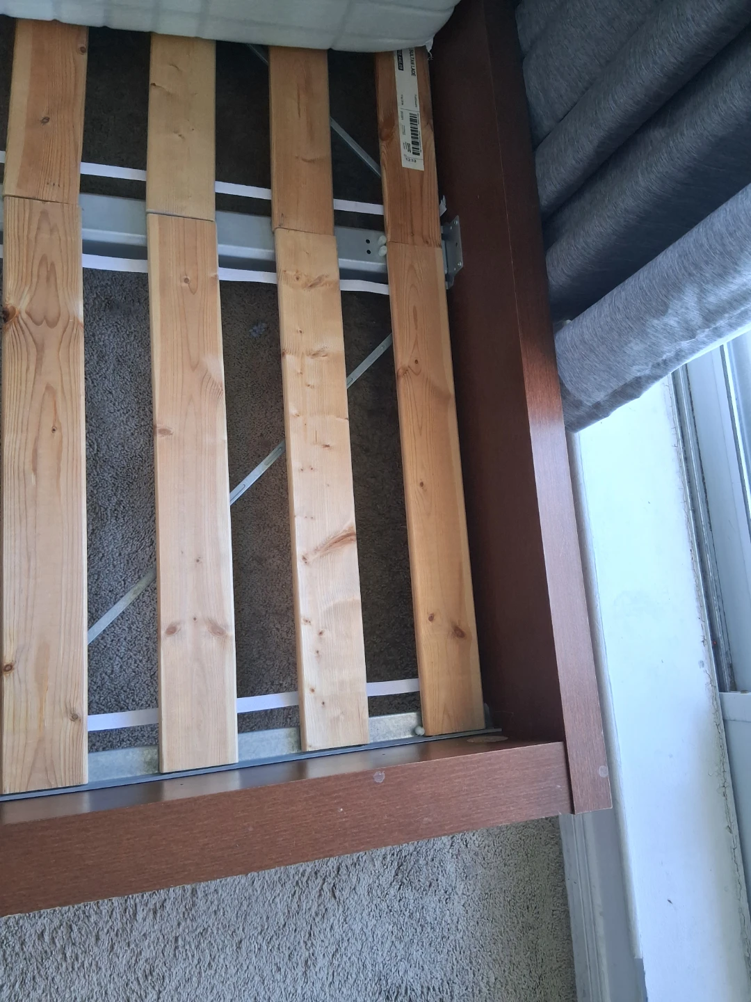 IKEA bed frame with Health Care Brand Mattress - photo 4