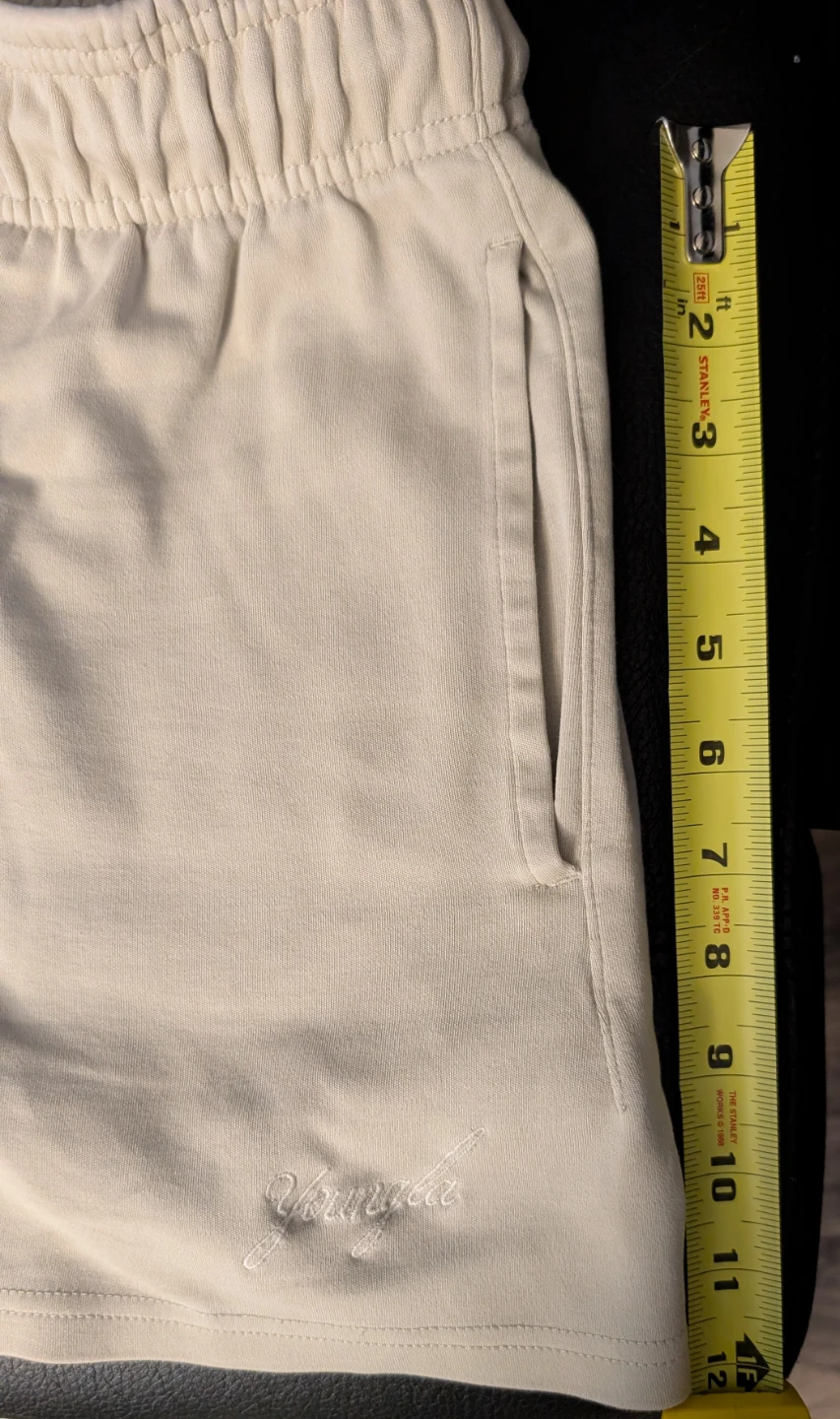 YOUNGLA Men's Medium Cream Cloud Comfort Drawstring Shorts - photo 5