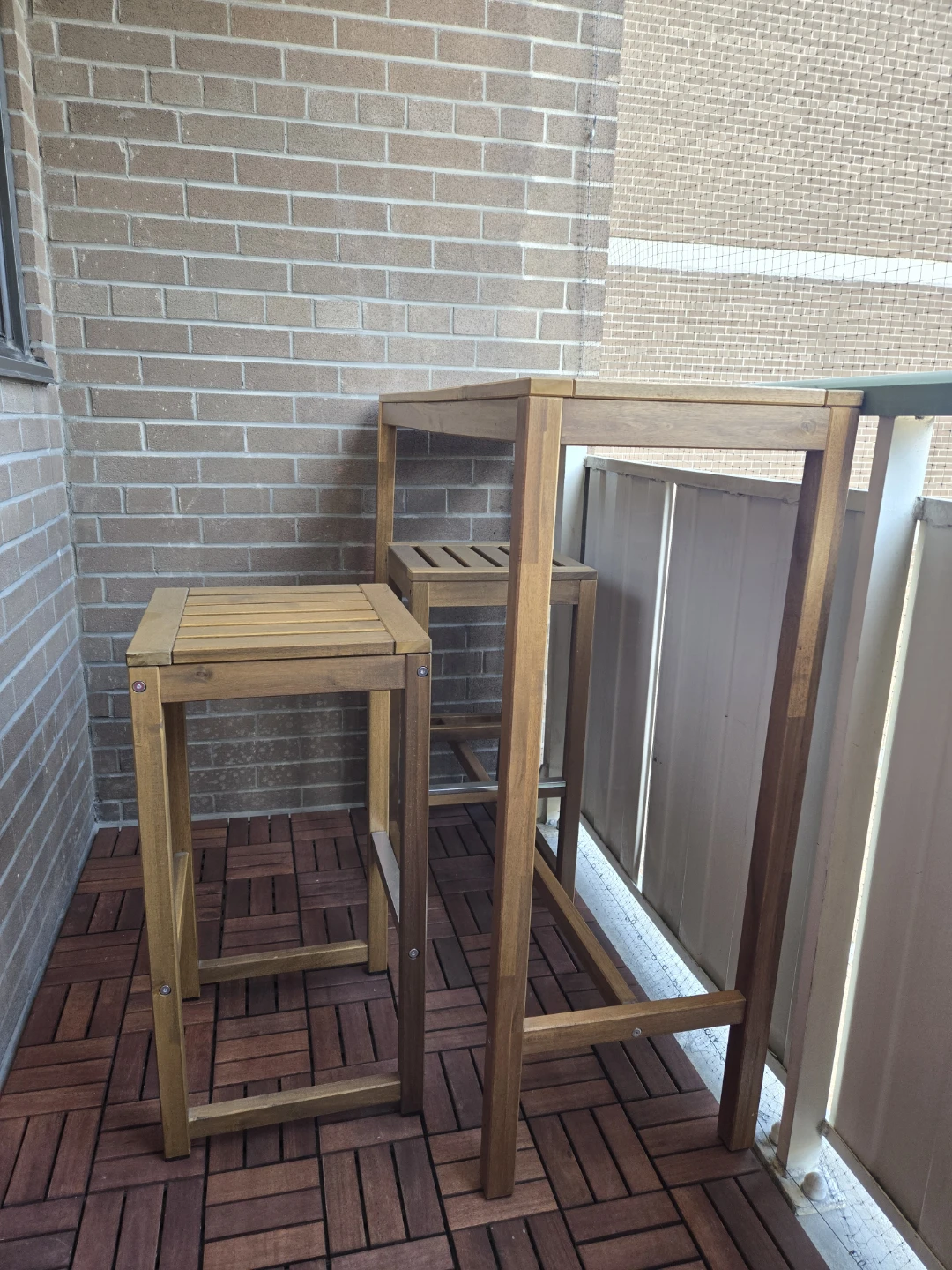 Ikea NÄMMARÖ outdoor bar table + 2 bar stools - photo 4