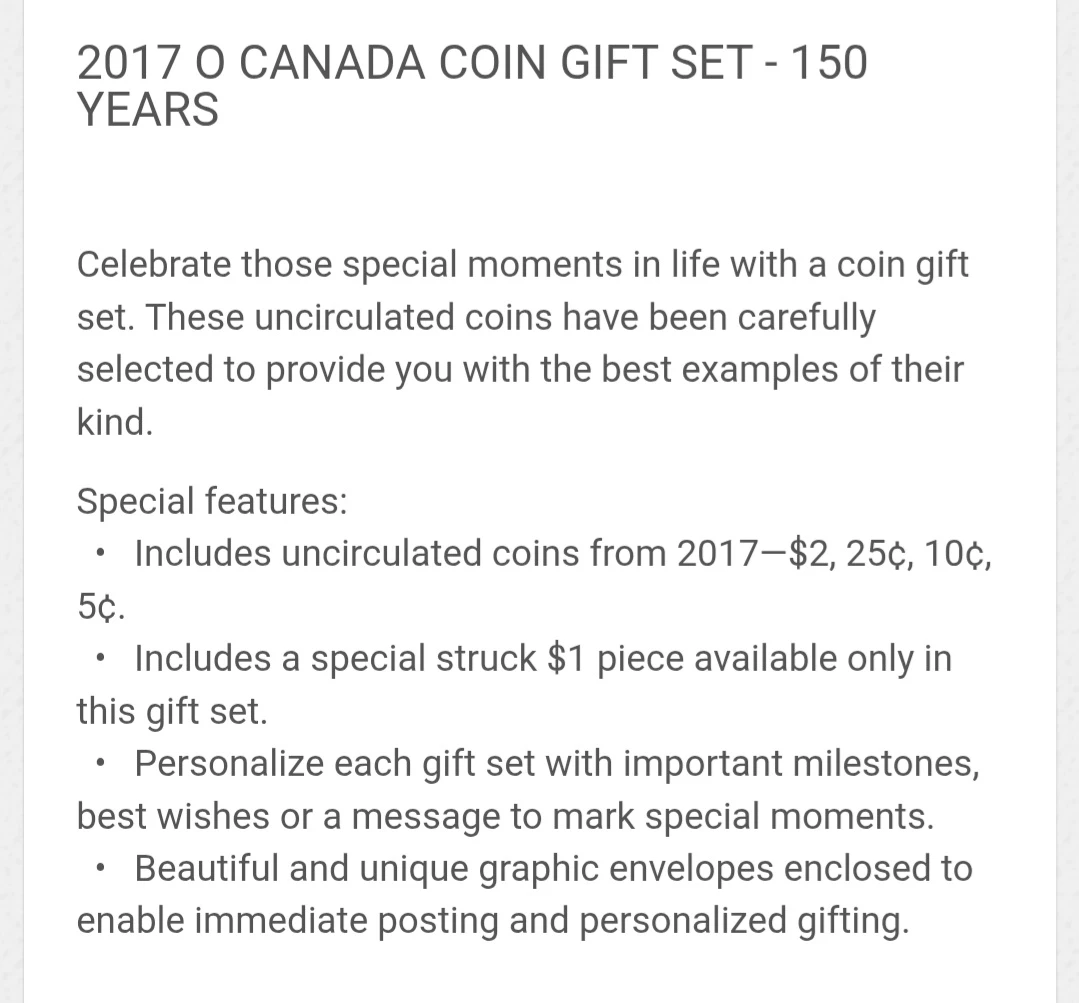 2017 Canada Coin Set ($30 Firm) - photo 5