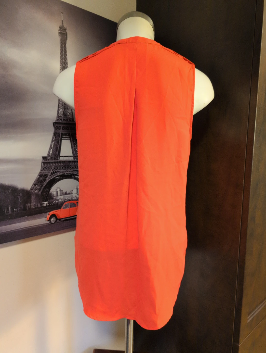 Dynamite sleeveless v-neck top - orange - P/S - photo 3