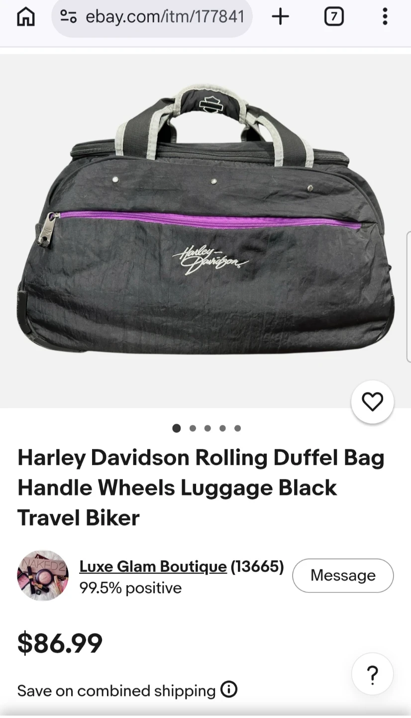Harley-Davidson Black Duffel Bag - photo 2