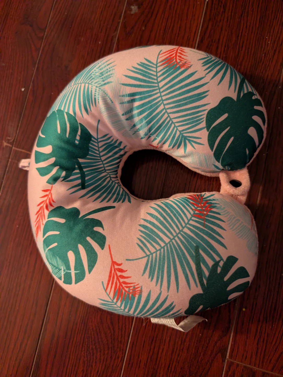 Pink Floral Travel Pillow