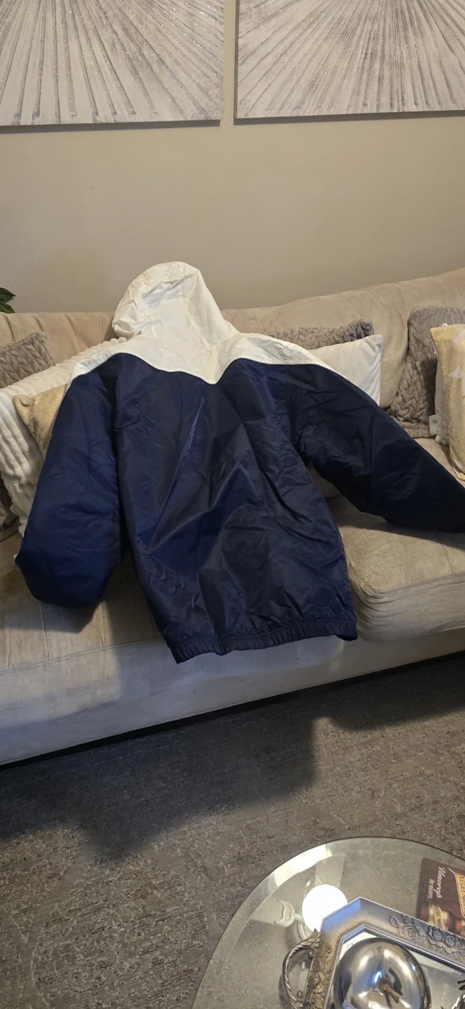 Nike Hooded Jacket Navy/White