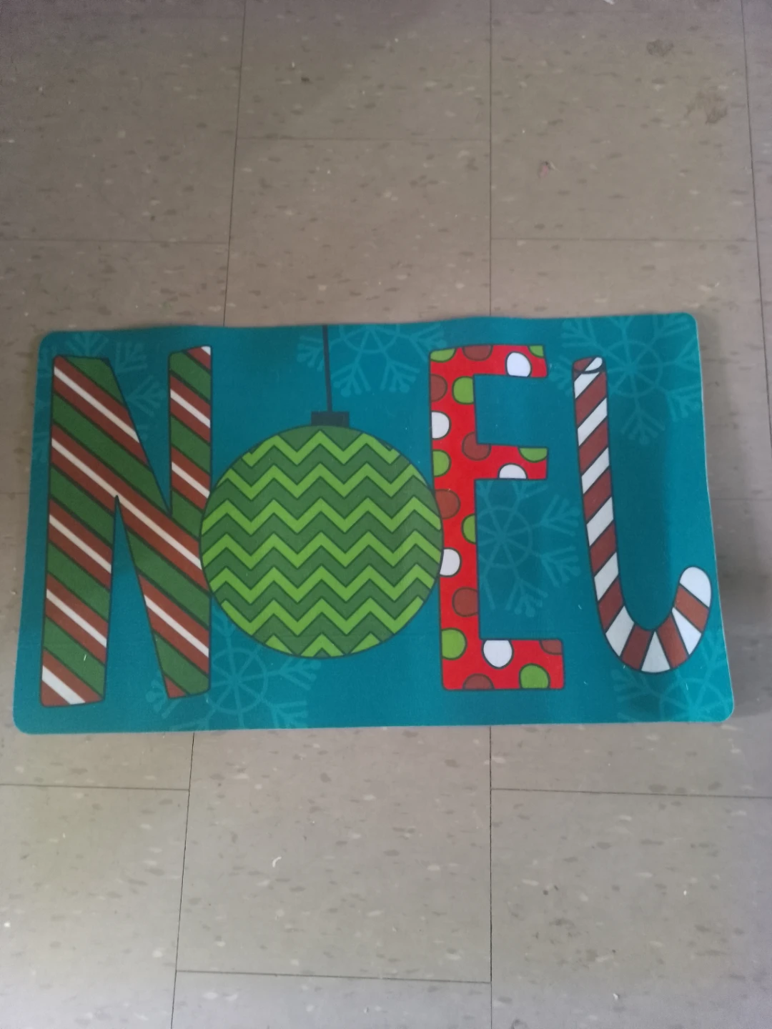 Noel Christmas Decorative Mat