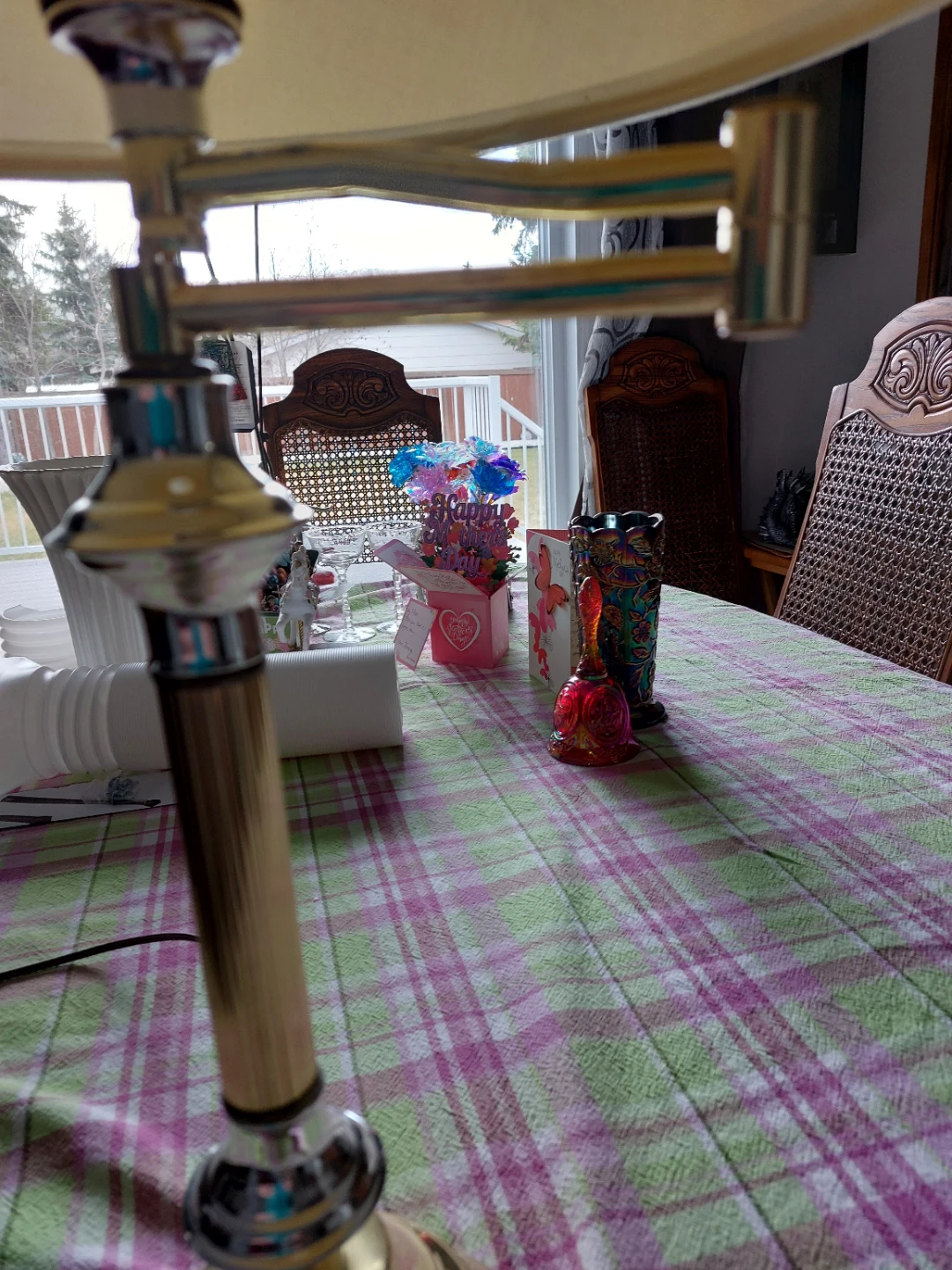 Adjustable Brass Table Lamp - photo 3
