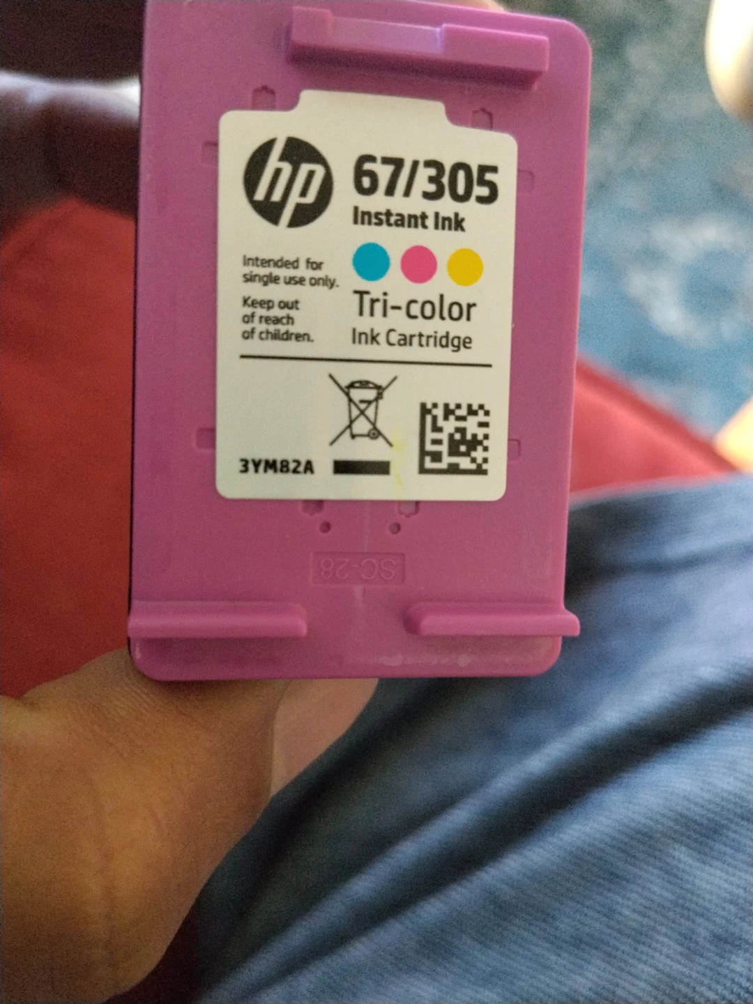 HP 67/305 Tri-color Instant Ink Cartridge