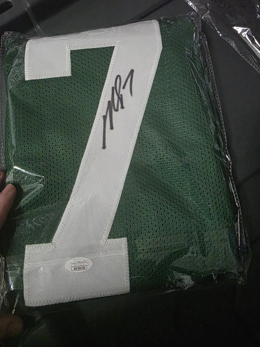 Michael Vick Autographed Green Football Jersey