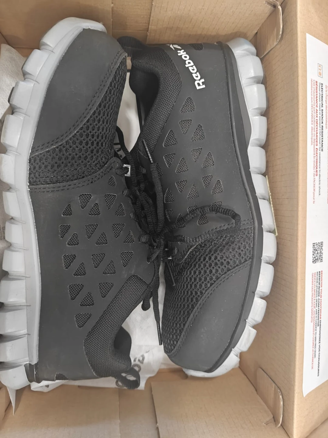 Reebok Black Safety Shoes