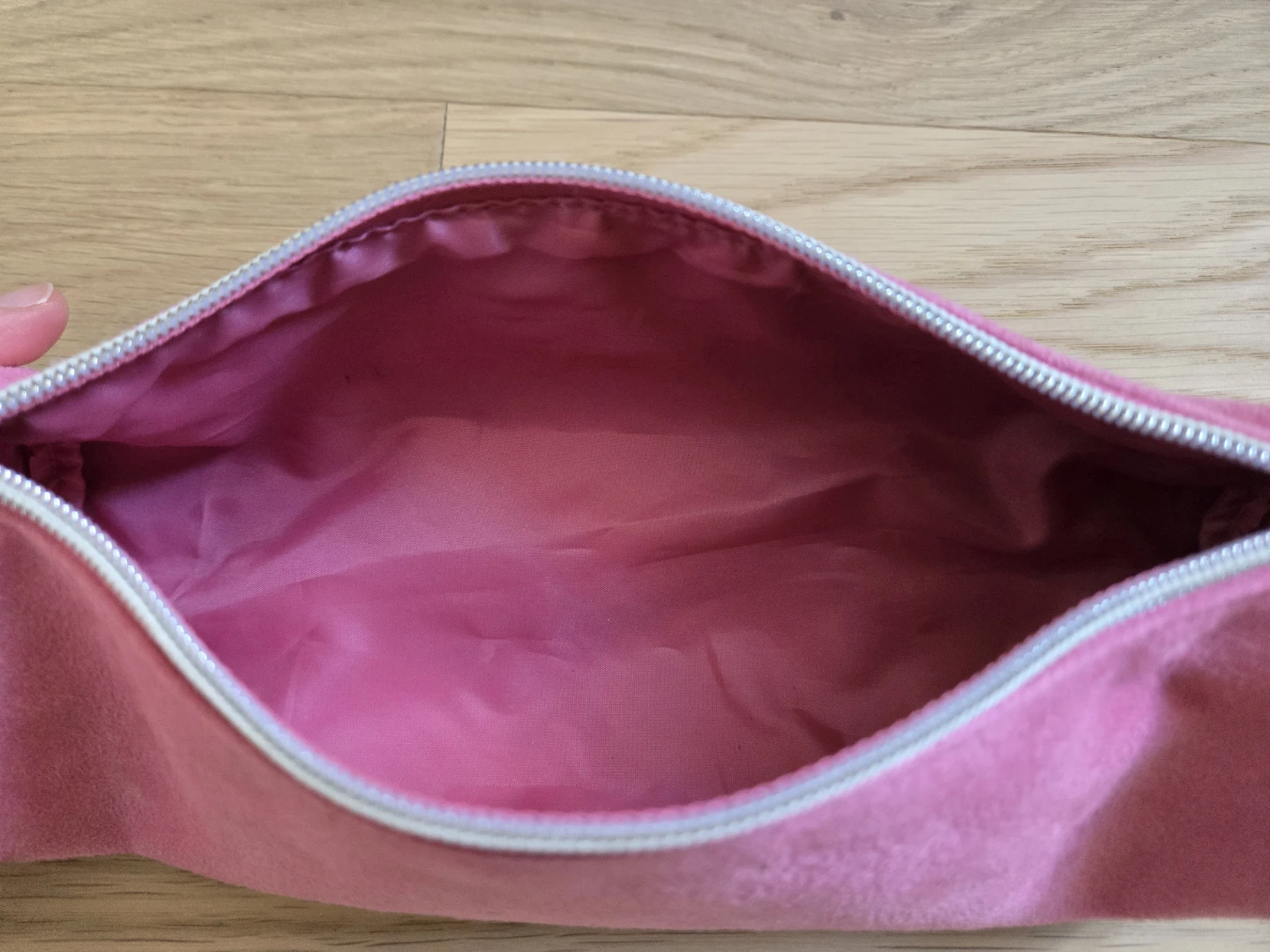 Pink Pencil Case Pouch Clinique Makeup Bag - photo 5