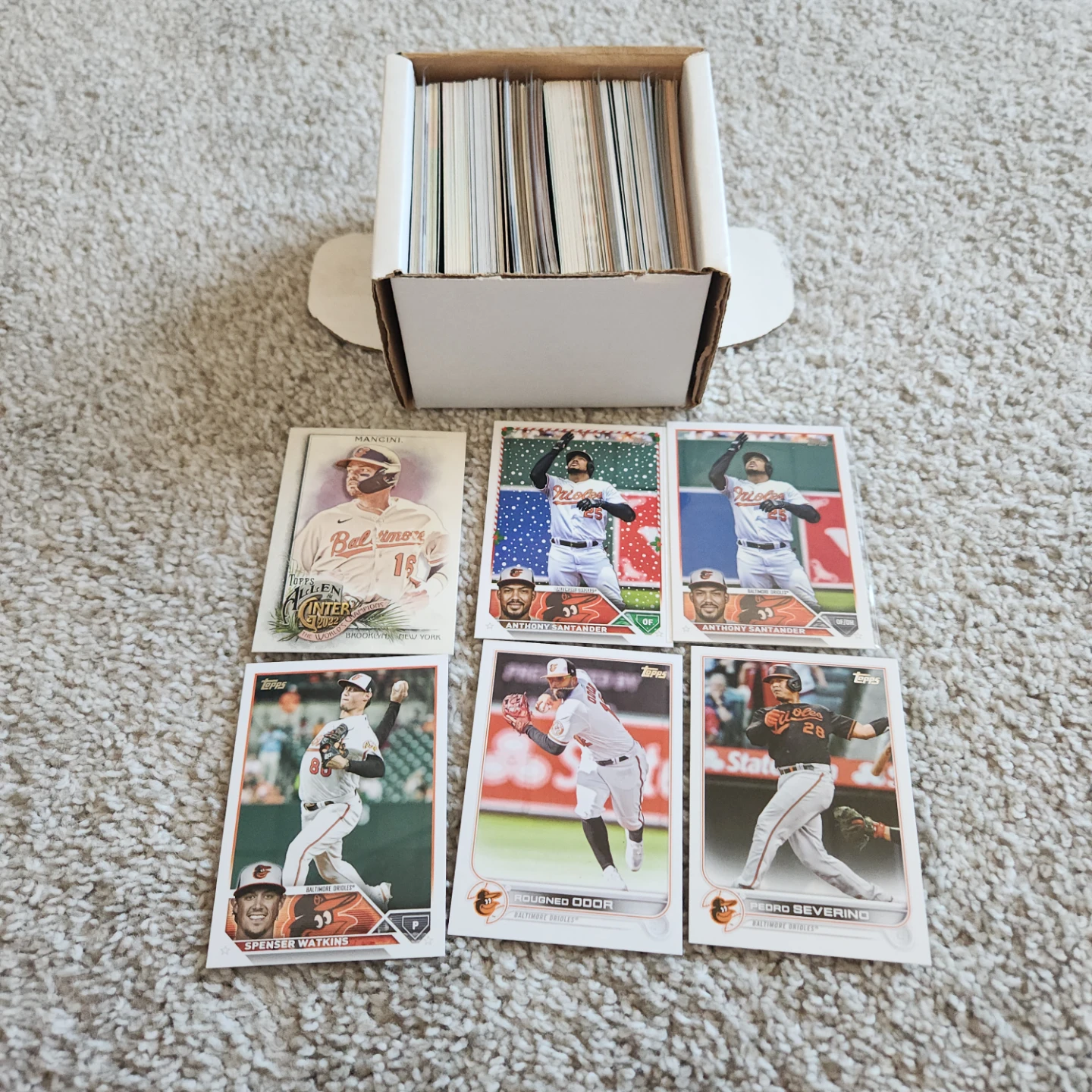 Baltimore Orioles, 100 Baseball Cards Team lot - photo 2