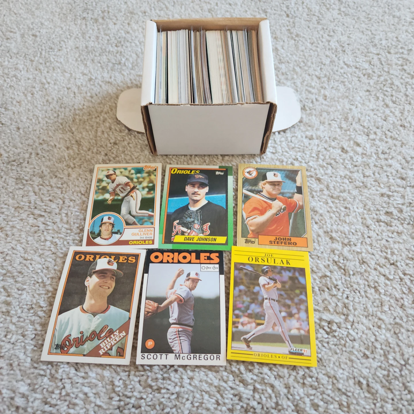 Baltimore Orioles, 100 Baseball Cards Team lot - photo 4