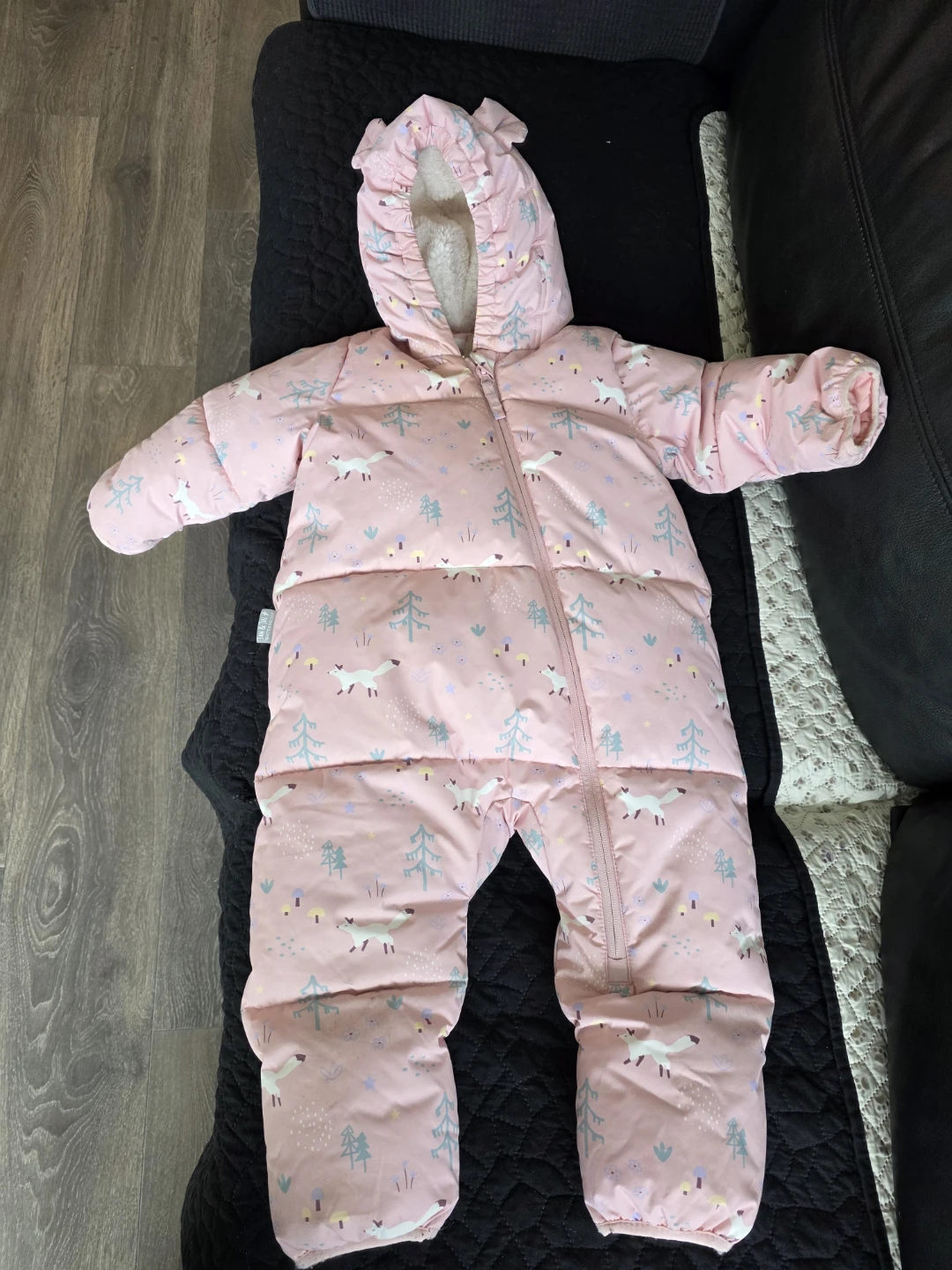 Jan & Jul Pink Snowsuit (18-24months)