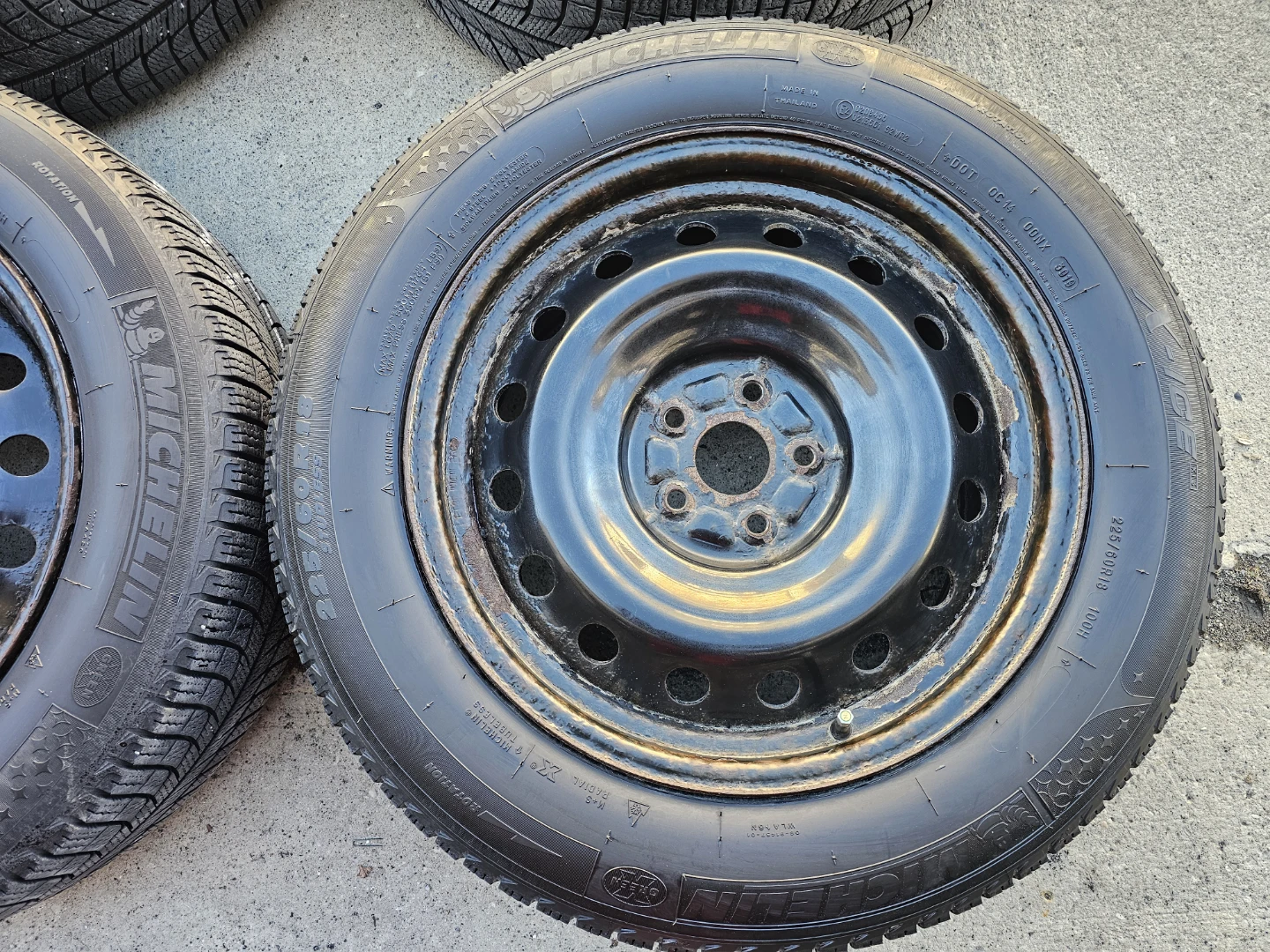 TOYOTA RAV4 WINTER TIRES ON STEEL RIMS 225/60 R18 - photo 5