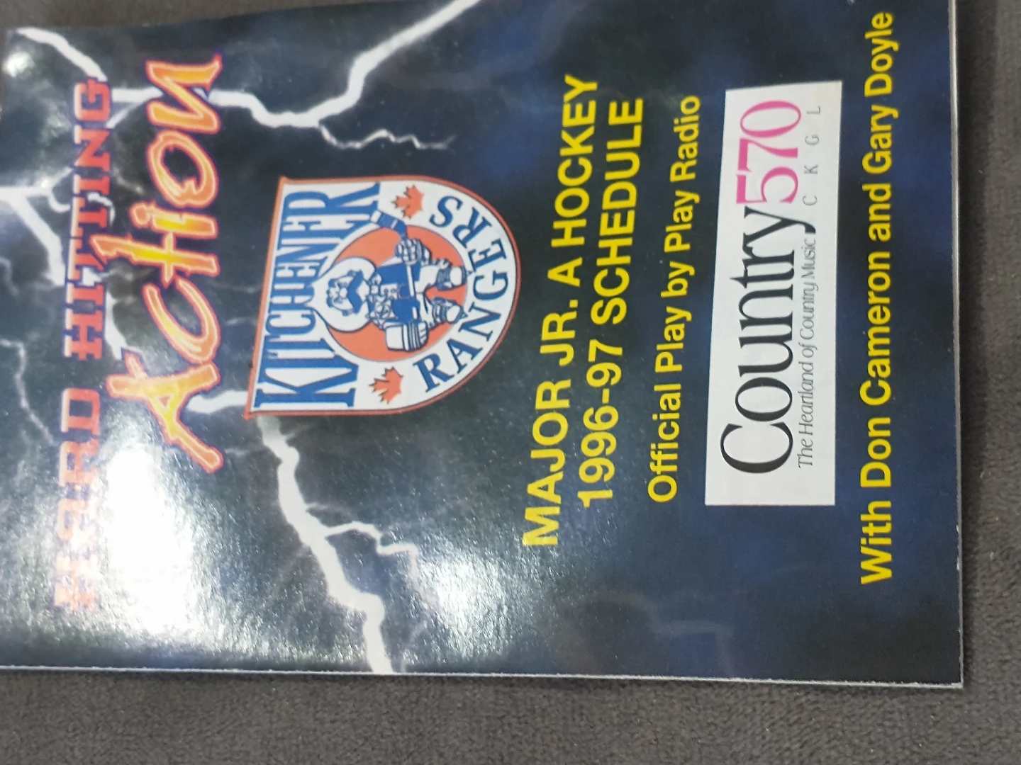 Kitchener Rangers Major Jr. A Hockey Schedule 1996-97 - photo 2
