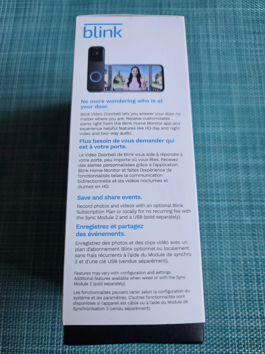 Amazon Blink Video Doorbell - Black - photo 2