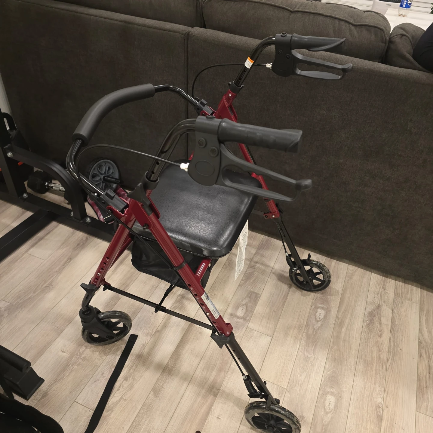 Drive Medical 4-Wheel Rollator Walker