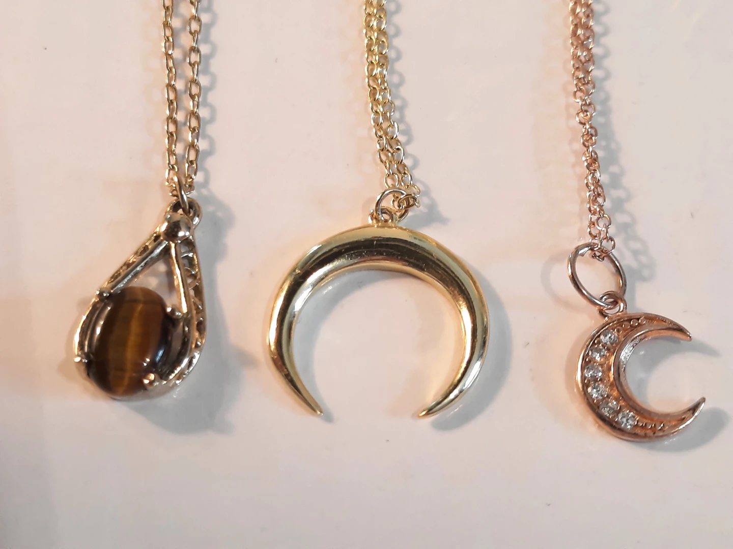 Gold over silver 925 chains and pendants