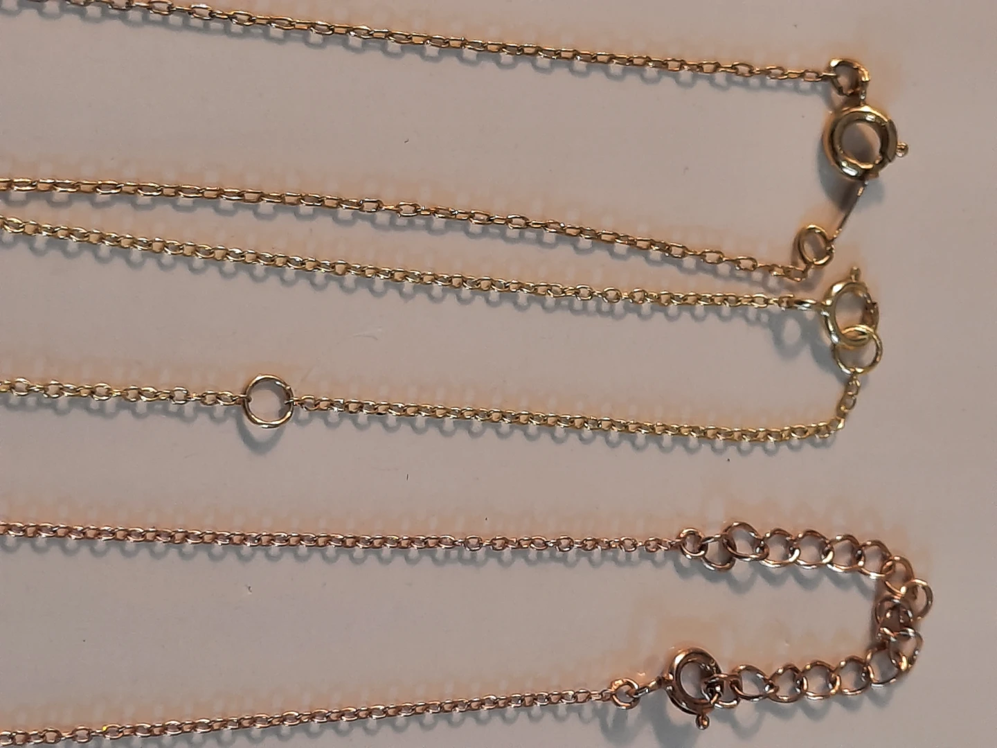 Gold over silver 925 chains and pendants - photo 2
