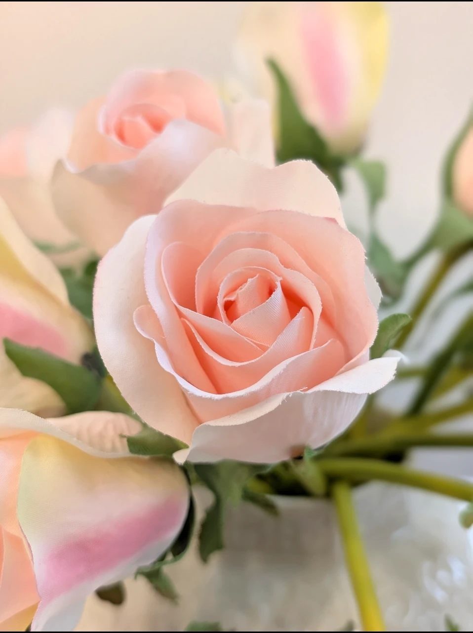 $1 each Artificial Light Pink Roses - photo 2